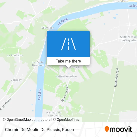 Chemin Du Moulin Du Plessis map