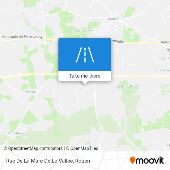 Rue De La Mare De La Vallée map