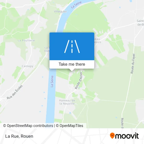 La Rue map