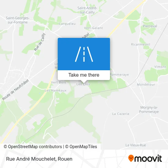 Rue André Mouchelet map