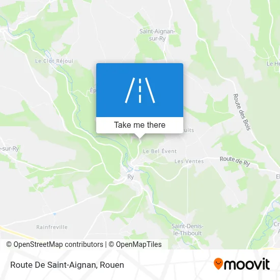 Route De Saint-Aignan map