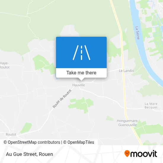 Mapa Rue Au Gué