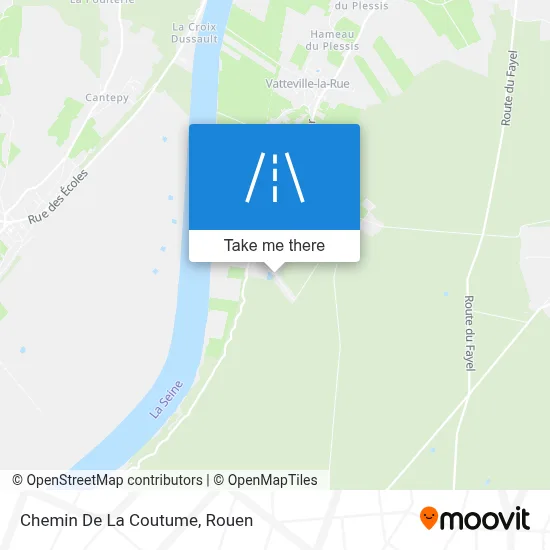 Chemin De La Coutume map