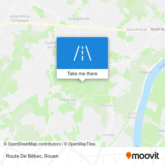 Route De Bébec map