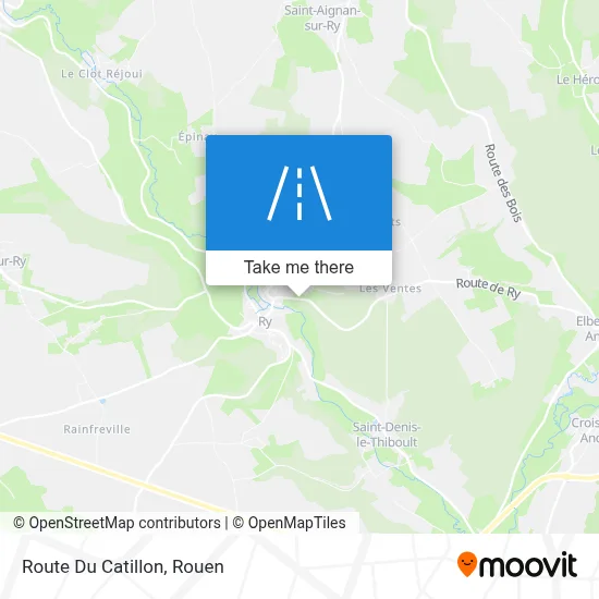 Route Du Catillon map