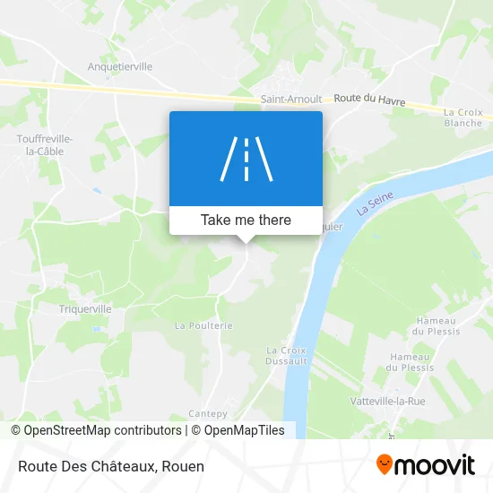 Route Des Châteaux map