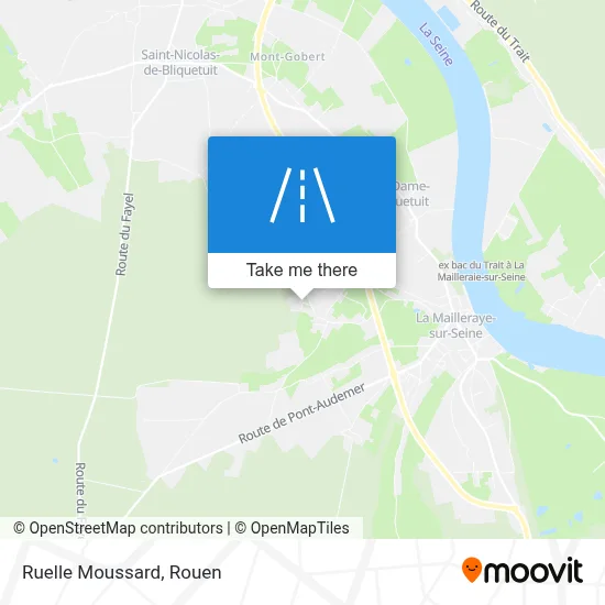 Mapa Ruelle Moussard