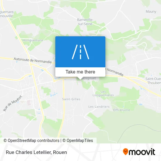 Rue Charles Letellier map