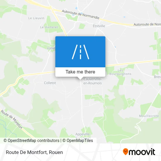 Route De Montfort map