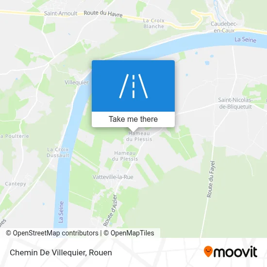 Chemin De Villequier map