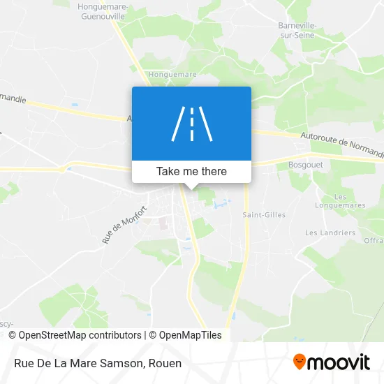 Rue De La Mare Samson map