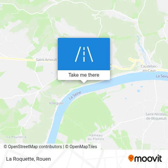 La Roquette map