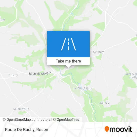Route De Buchy map