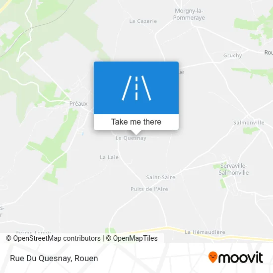 Mapa Rue Du Quesnay
