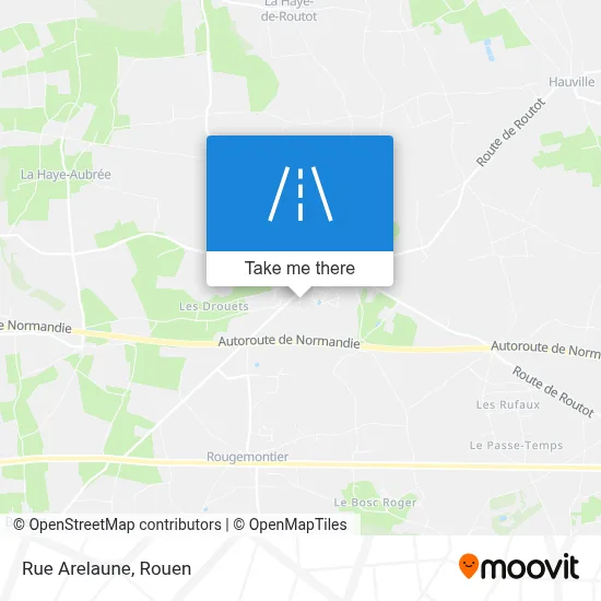 Mapa Rue Arelaune
