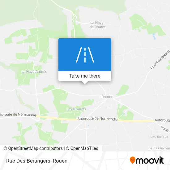 Mapa Rue Des Berangers