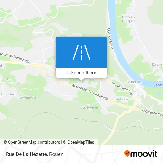 Mapa Rue De La Hezette