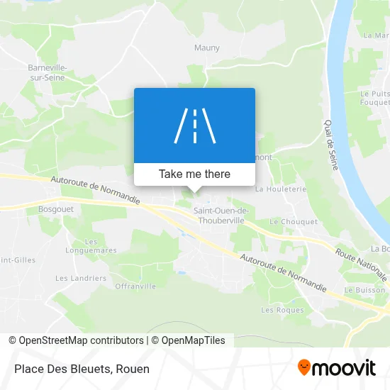Place Des Bleuets map