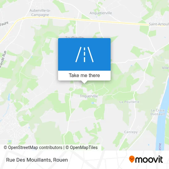Rue Des Mouillants map