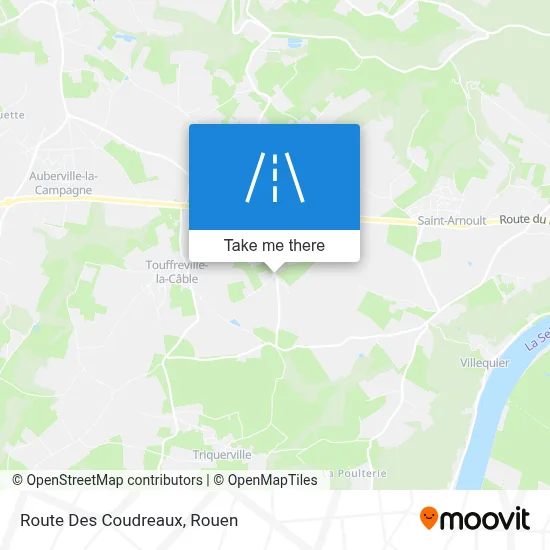 Route Des Coudreaux map