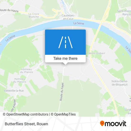 Rue Des Papillons map