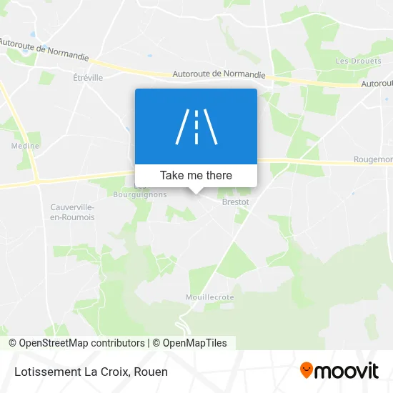 Lotissement La Croix map