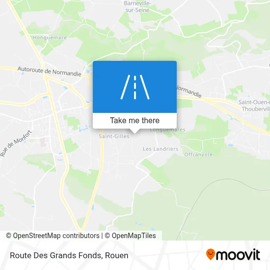 Route Des Grands Fonds map