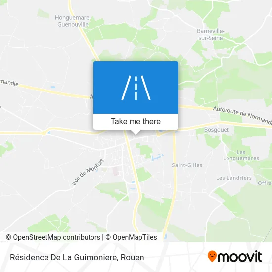 Résidence De La Guimoniere map