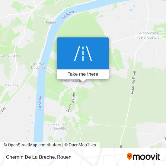 Mapa Chemin De La Breche
