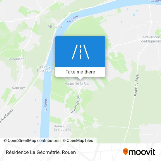 Résidence La Géométrie map