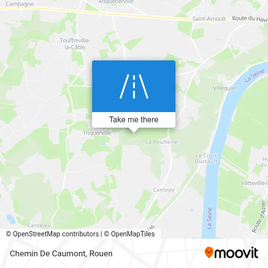 Chemin De Caumont map