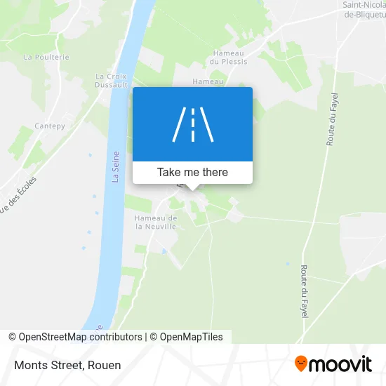 Rue Des Monts map