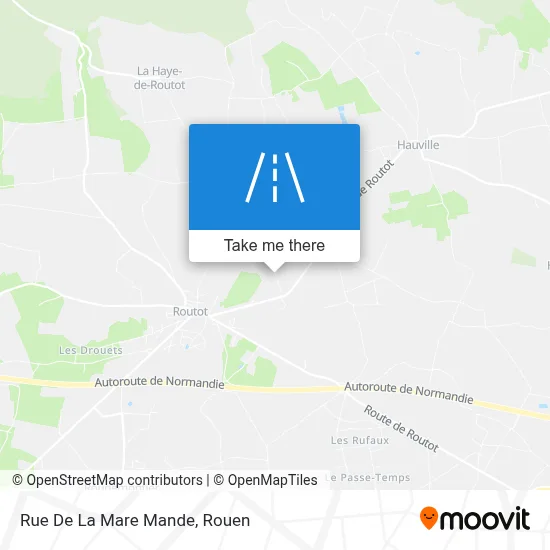 Rue De La Mare Mande map
