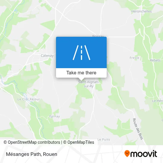 Chemin Des Mésanges map