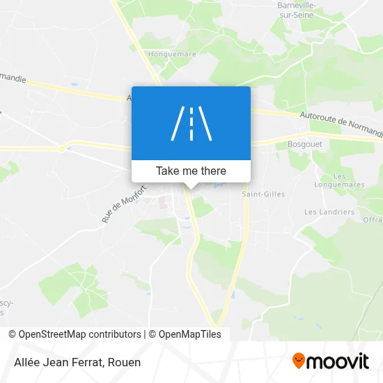 Allée Jean Ferrat map