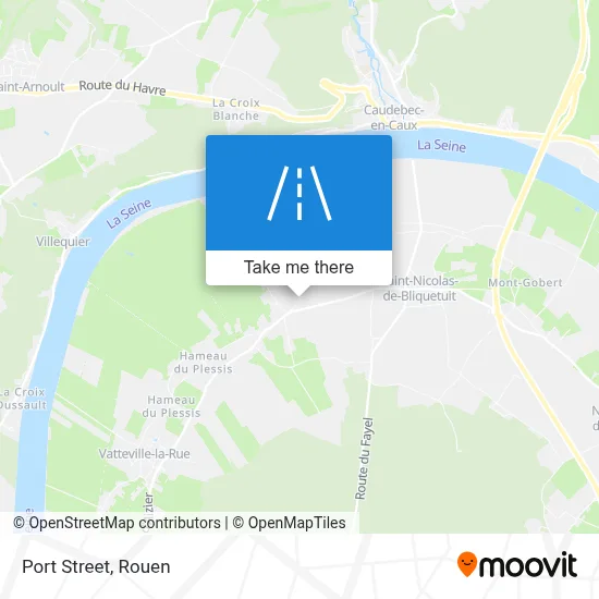 Mapa Rue Du Port