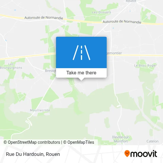 Rue Du Hardouin map