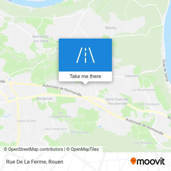 Mapa Rue De La Ferme