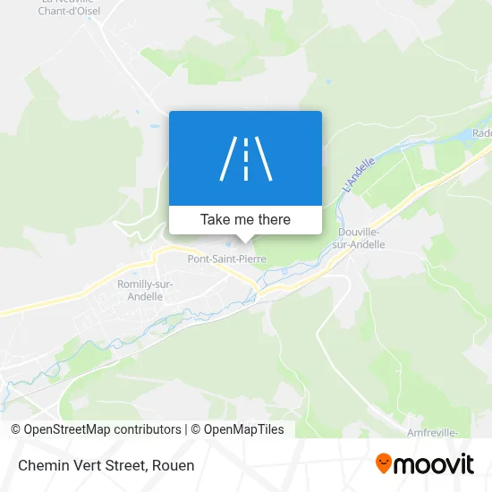 Rue Du Chemin Vert map