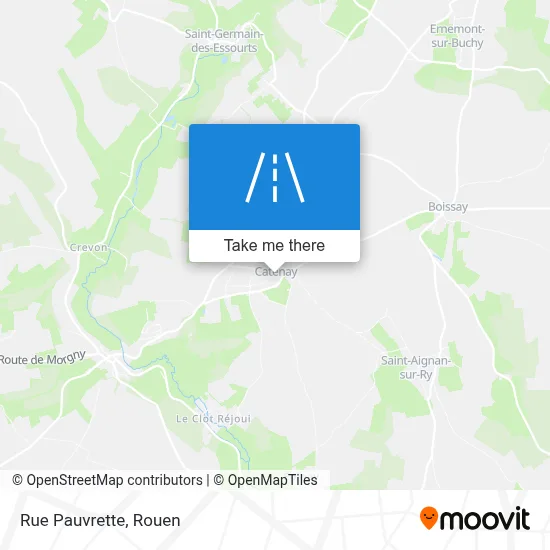 Rue Pauvrette map
