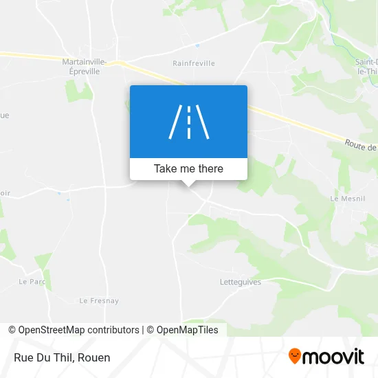 Rue Du Thil map