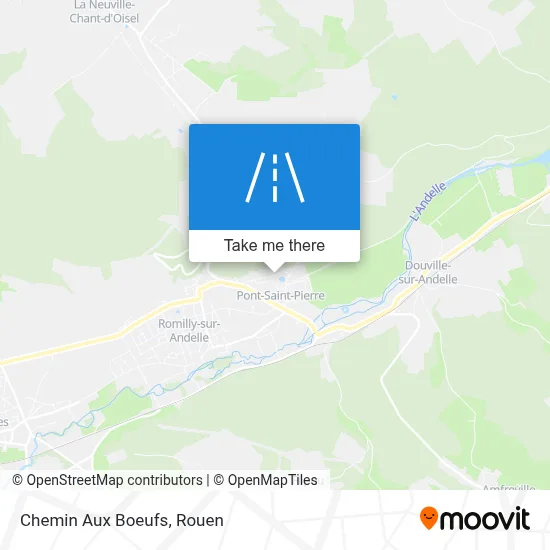 Chemin Aux Boeufs map