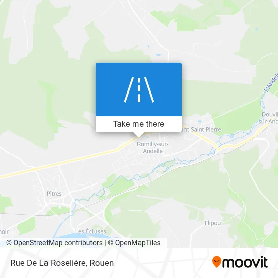 Rue De La Roselière map