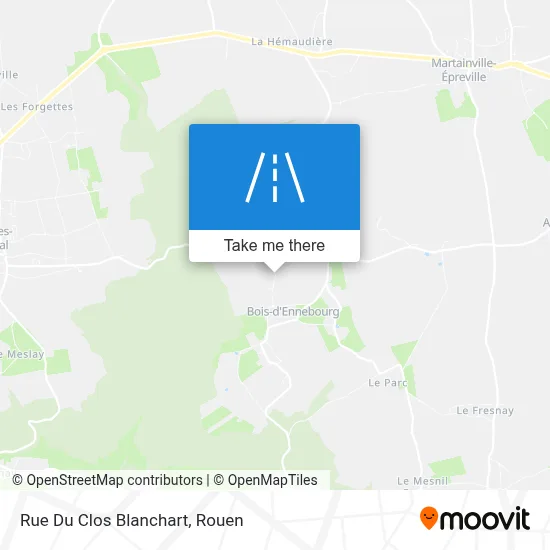 Rue Du Clos Blanchart map