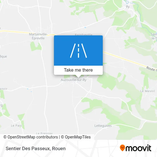 Sentier Des Passeux map