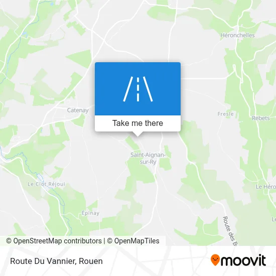 Route Du Vannier map
