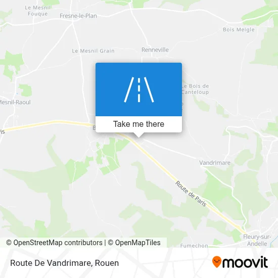 Route De Vandrimare map