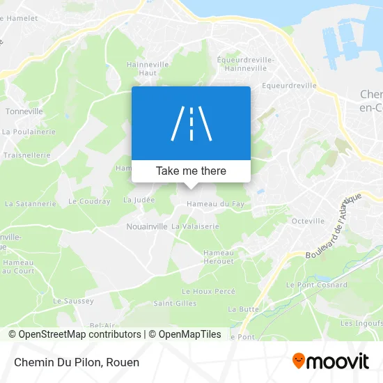 Chemin Du Pilon map