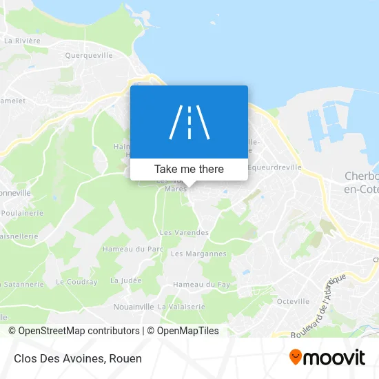 Clos Des Avoines map