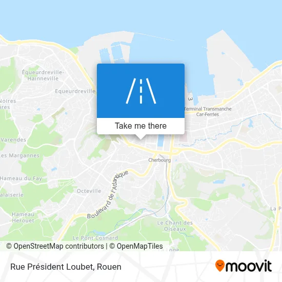 Rue Président Loubet map